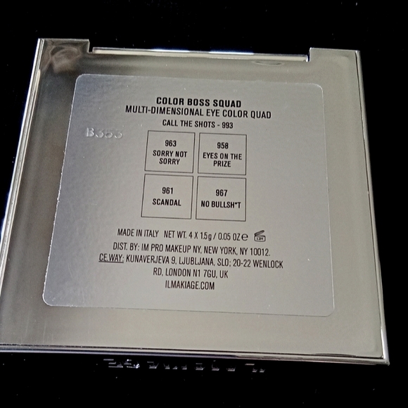 [SOLD!] Color Boss Squad 'Call the Shots' Shadow Palette| IL MAKIAGE - Picture 4 of 5